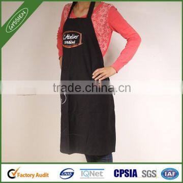 2014 Brand design durable black/custom cooking apron,pvc children painting apron