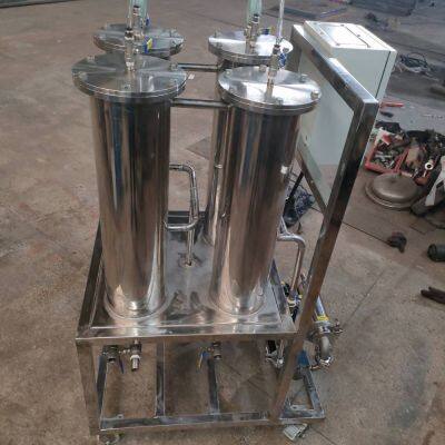 Jialv Demulsification and Dehydration Filtration Equipment, Stainless Steel Hydraulic Oil Mobile Oil Filter Cart photo-2