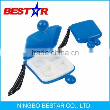 Promotional Printed Logo Plastic Pill Box with CE