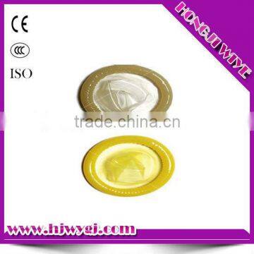 yellow color condom oem latex condom sex product male condom