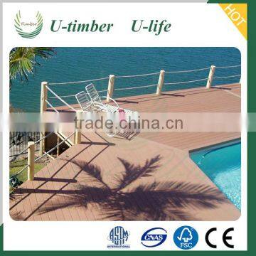 Teak Wood Decking Wpc Tongue and Groove Composite Decking photo-2