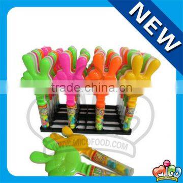 party noisemaker plastic hand clapper with candy