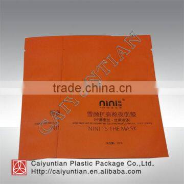 orange mask plastic packing bags / foil bags