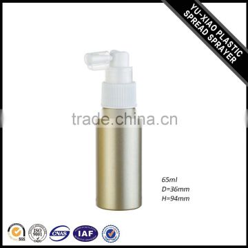 Gold supplier China WK-87-3 cosmetics aluminum bottle with sprayer 65ml , Aluminum Bottle