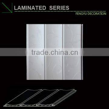 white pvc panels/waterproof bathroom plastic wall side panel for house decoration made in China