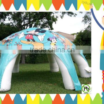 Inflatable tent & blower for advertising, camping, events, rentals