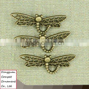 Wholesale zinc alloy jewelry hollow out insects dragonfly pendant