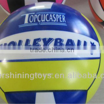 pvc inflatable football/dual color printed ball/outdoor volleyballs