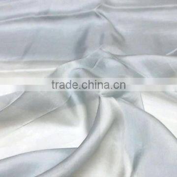 Indian silk organza fabric, 100% silk, platinium