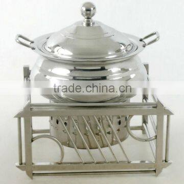 Steel Cheffing Dish, Wedding & Party utensils, food serving dish, hot keeping dish, Catering item, Hotel & Restaurant utensils