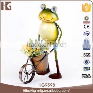2015 Garden decoration 20x18x25 iron frog christmas gift metal art craft