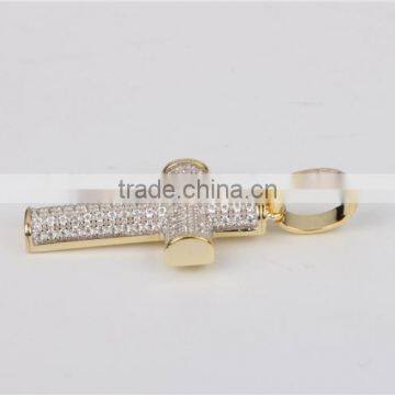 Fashion Wedding 925 Pure Silver Cross Pendant Religious Jewelry photo-2