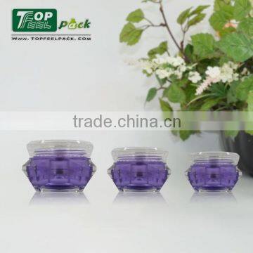 2015 China Wholesale Unique Plastic Acrylic Skin Care Serum Jar 15g 30g 50g