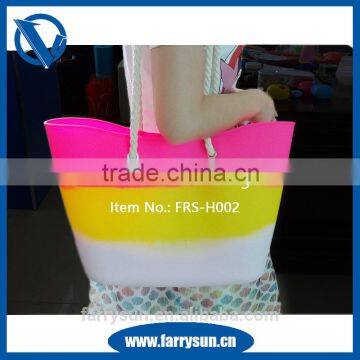 2016 Silicone Promotional Beach Bags/foldable Beach Bag photo-4