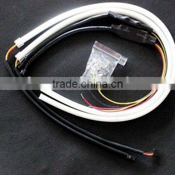 Universal LED Daytime Running Light/600mm Auto Headlight Strip Dual Color Flexible Drl Led Strip photo-5