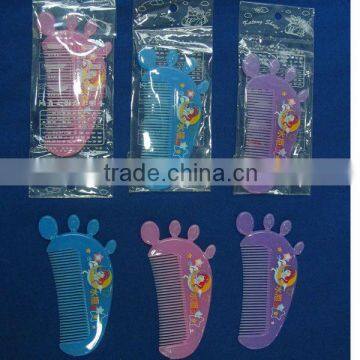 Novelty Gifts Food Shaped Plastic Small Hair Comb Various Color