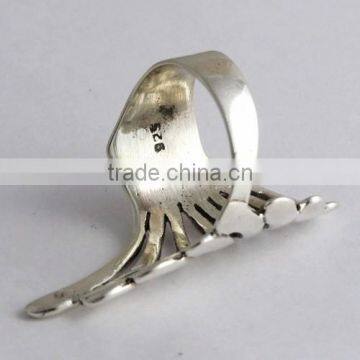 Paradise ! Leaf Design 925 Sterling Silver Ring, Fine Silver Jewelry, 925 Silver Jewelry photo-3