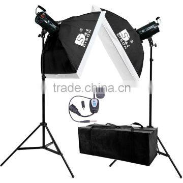 5500K flash strobe studio lighting kits for beginners