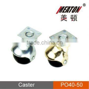 Plate rubber bed caster wheel