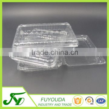 Fashion design clear takeaway plastic fruit container