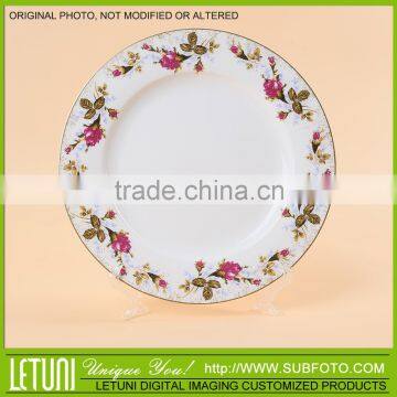 wholesale ceramic white dinner plate