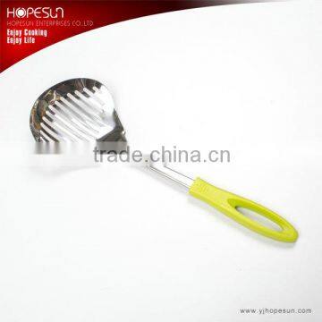 High grade new design stainless steel soup iron strainer with non-slip handle                        
                                                                                Supplier's Choice