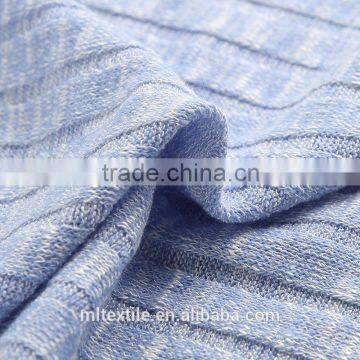 Heavy Needle Double Color Double Yarn Knitted Fabric Textile photo-2