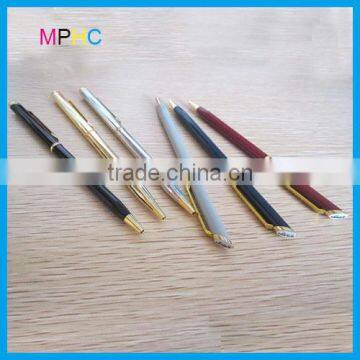 2016 Factory Wholesale Promotional Metal Twist Ball Pen Slim