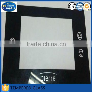 China factory tempered glass engraving with high quality