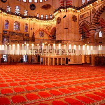 100 polyester hand made rug for mosque rugs