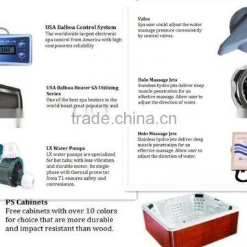 Monalisa 12 Person Hot Tubs Outdoor Used Fiberglass Swim Spa Pool M-3326 photo-4