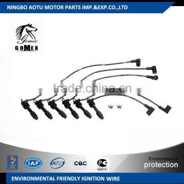 High voltage silicone Ignition wire set ignition cable kit spark plug wire for SAAB 8821951                        
                                                                                Supplier's Choice