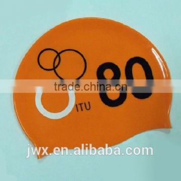 Eco-friendly silica gel bathing cap swimming pool