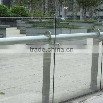 Parapet Wall system Steel frame glass panel