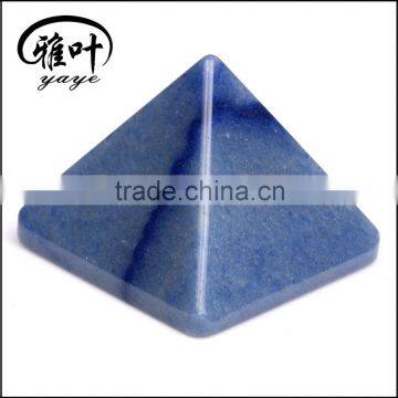 Natural Gemstones Pyramids Blue Aventurine