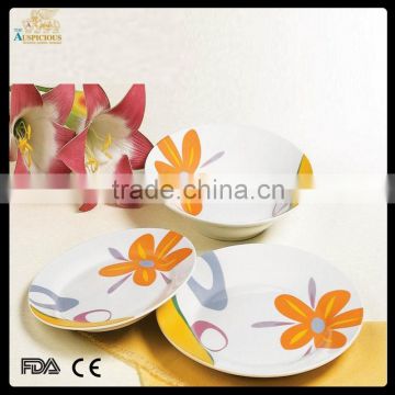 18pcs decal new bone china dinnerware