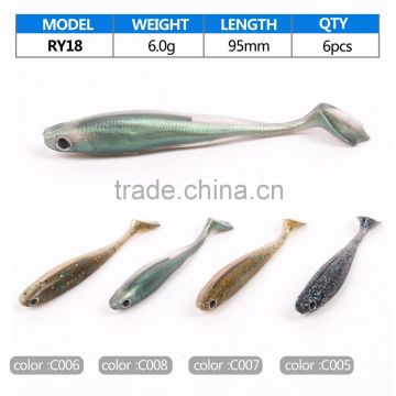 Shad fish wholesale high quality free sample soft fishing lure