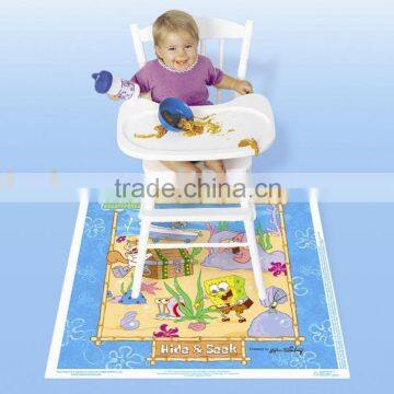 High quality fancy disposable placemat for baby crawling