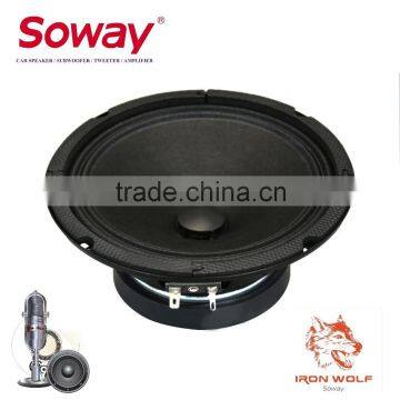 SW-817 8 inch 400W power iron frame with ventilation holes car loudspeaker/professional speaker