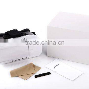 2016 Google cardboard VR BOX II 2.0 Version VR Virtual Reality 3D Glasses For 3.5 - 6.0 inch Smartphone+Bluetooth Controller 1.0
