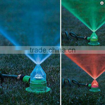 LED Garden Lawn Water Irrigation Sprinkler