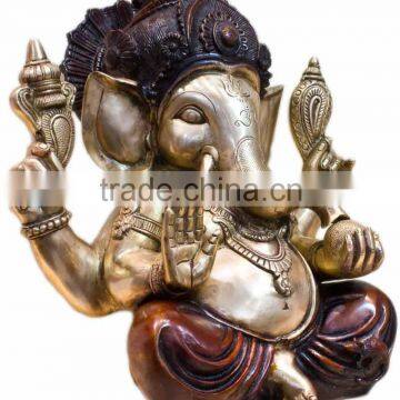 Sitting Chaturbhuja Shree Ganesha 15" photo-2