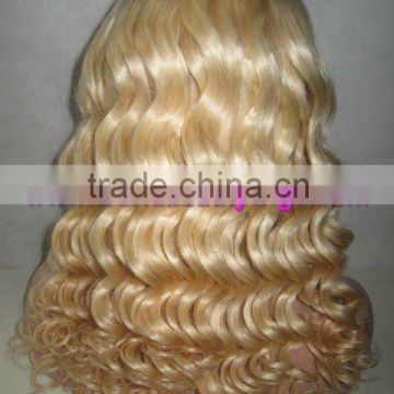 Top quality chinese human hair lace front wig