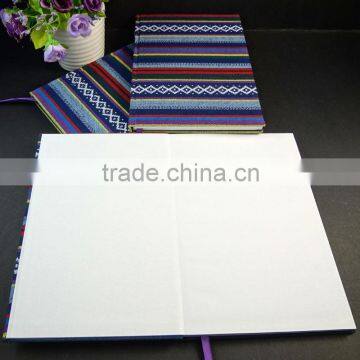 Fashion Color Stripe Canvas Write Note Book photo-2