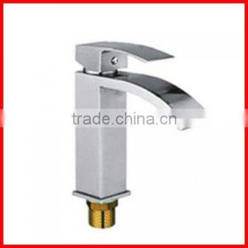 Bathroom basin accessories wash hand taps chromed mixers single handle waterfall faucets T8345