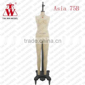 Wholesale Fibergless Female Full-body Lingerie Asia 75B Tailors Dummy