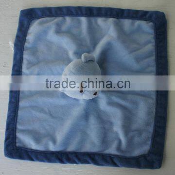 Cheap EN71 Material Blue Animal Teddy Bear Blanket Baby