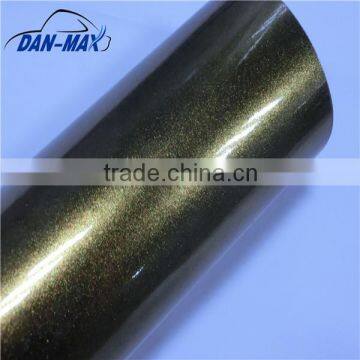 Guarantee 100% waterproof chameleon glossy glitter adhesive vinyl rolls