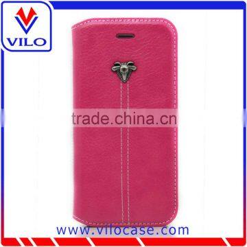 Various Colors Combo Leather Flip Case for Iphone 6s With Card Slot photo-4