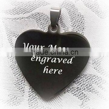 Low price and high quality heart dog tag engraving